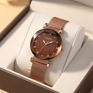 ساعت مچی عقربه‌ای کوارتز زنانه اسکمی مدل 9188RG-NP2
